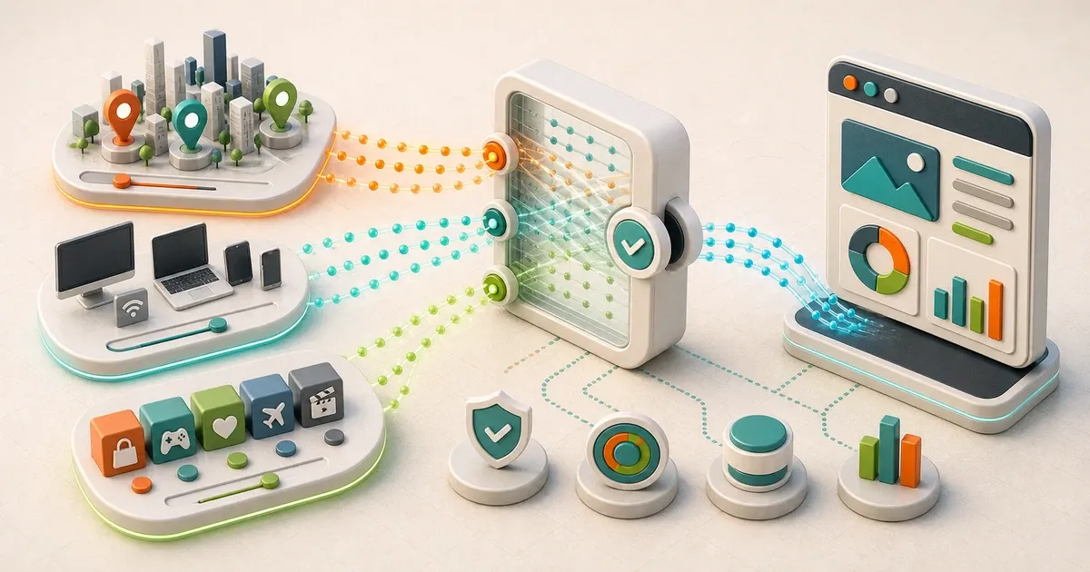 Targeted website traffic settings across geo, device, source, and pacing controls