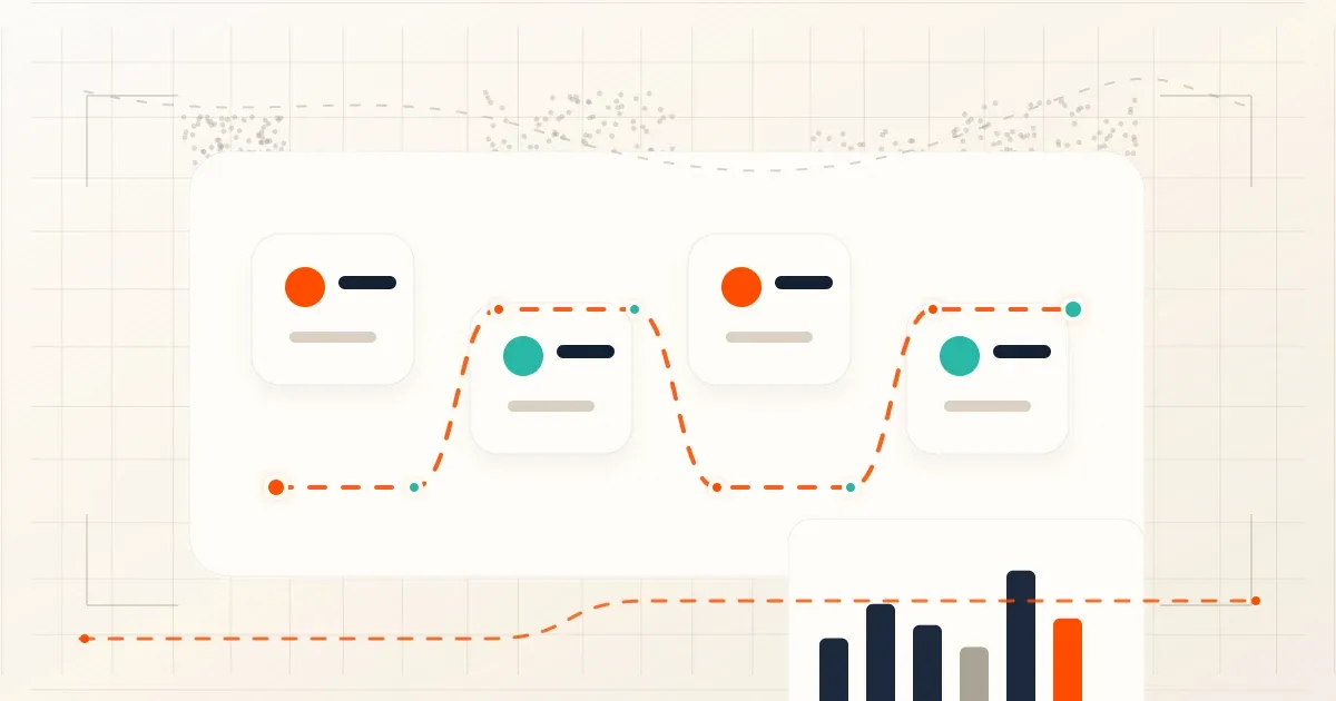 Editorial dashboard showing search and analytics update cards