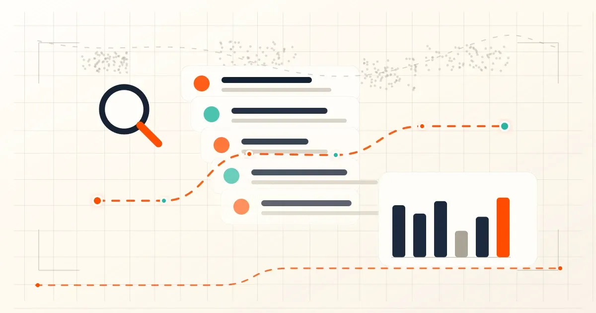 SEO traffic quality checklist dashboard