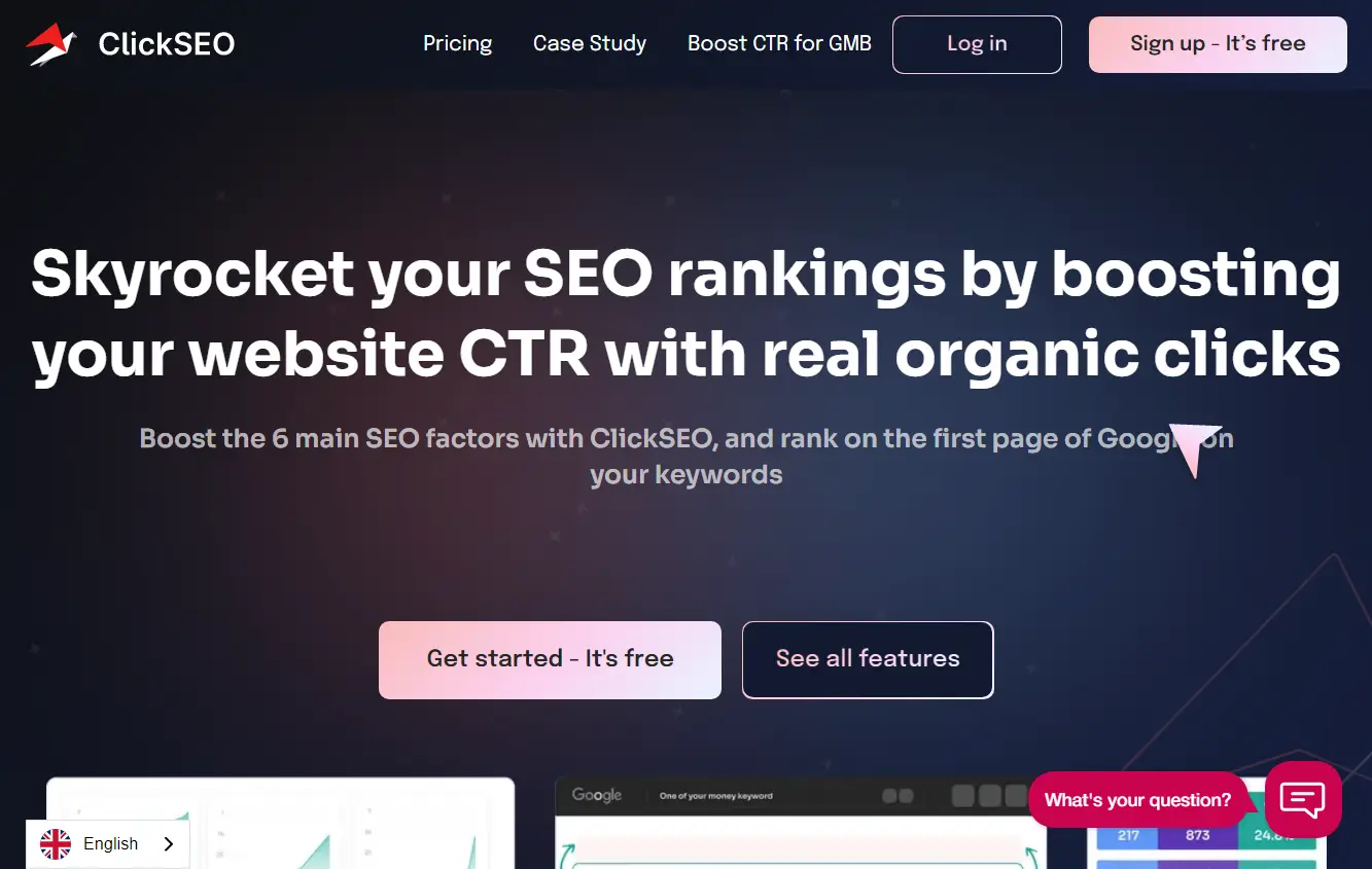 Free Traffic Bot landing page.
