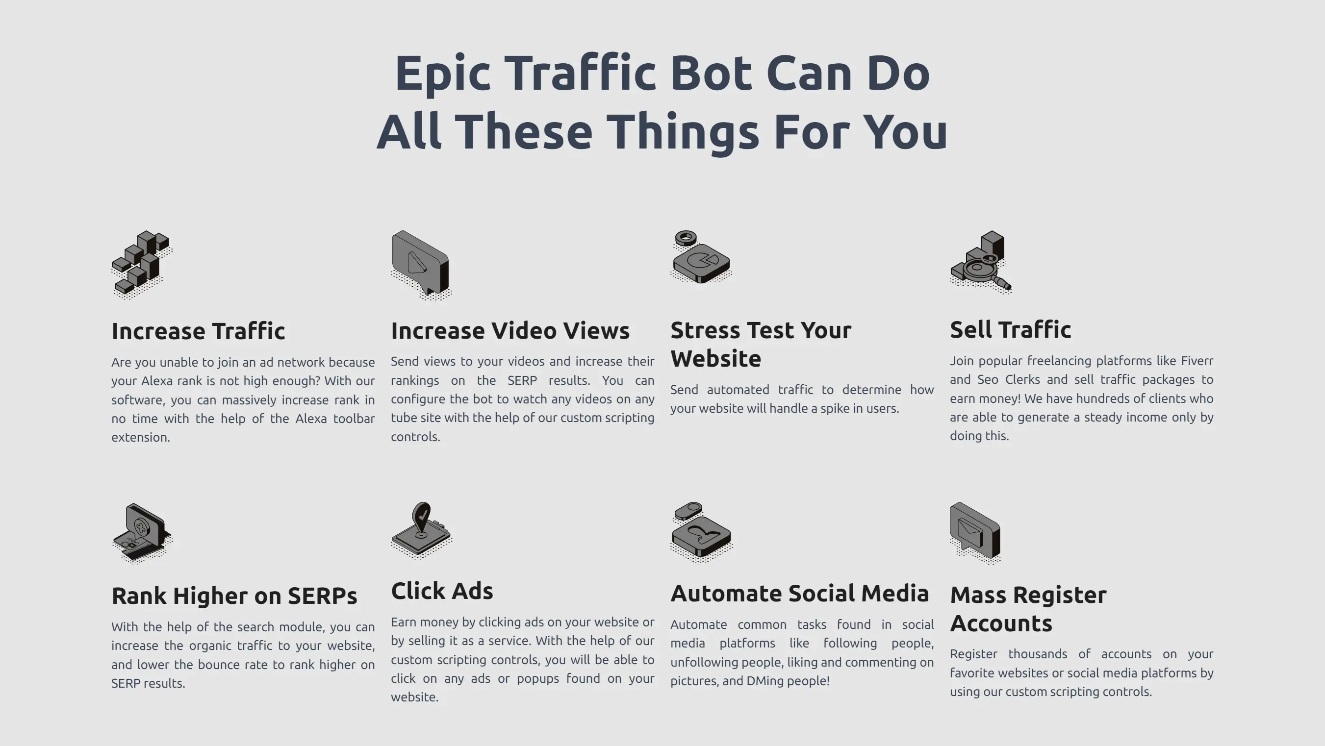 Epic Traffic Bot quality screenshot.