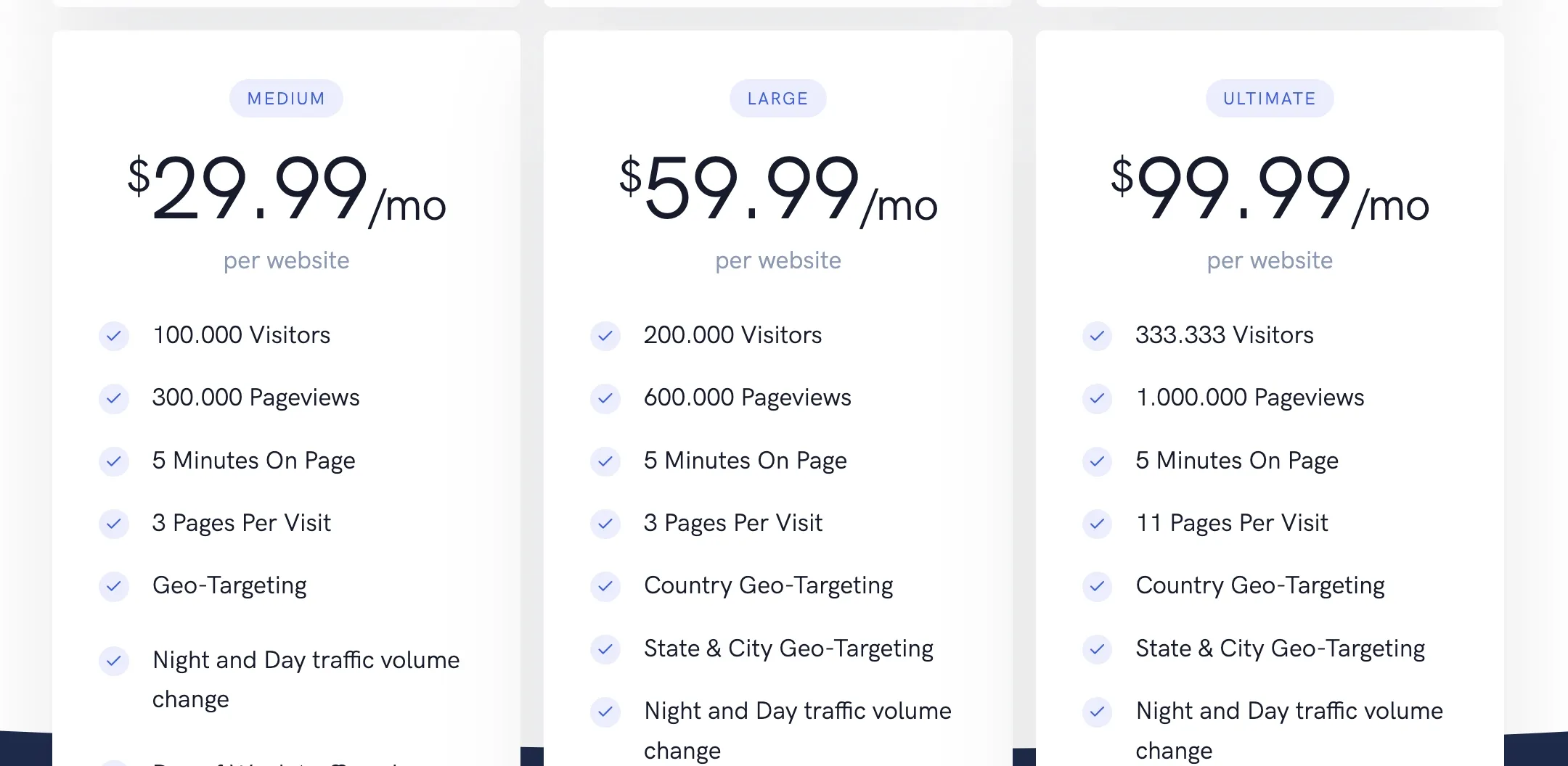 Free Traffic Bot landing page.